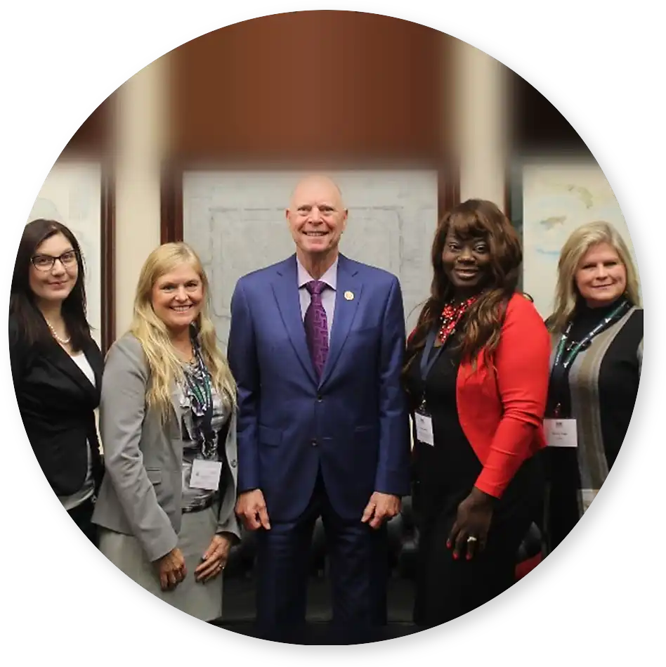 NNPDF advocates meeting with a member of Congress