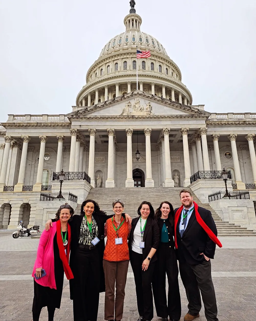 NNPDF advocates in front of the U.S. Capitol during Rare Disease Week